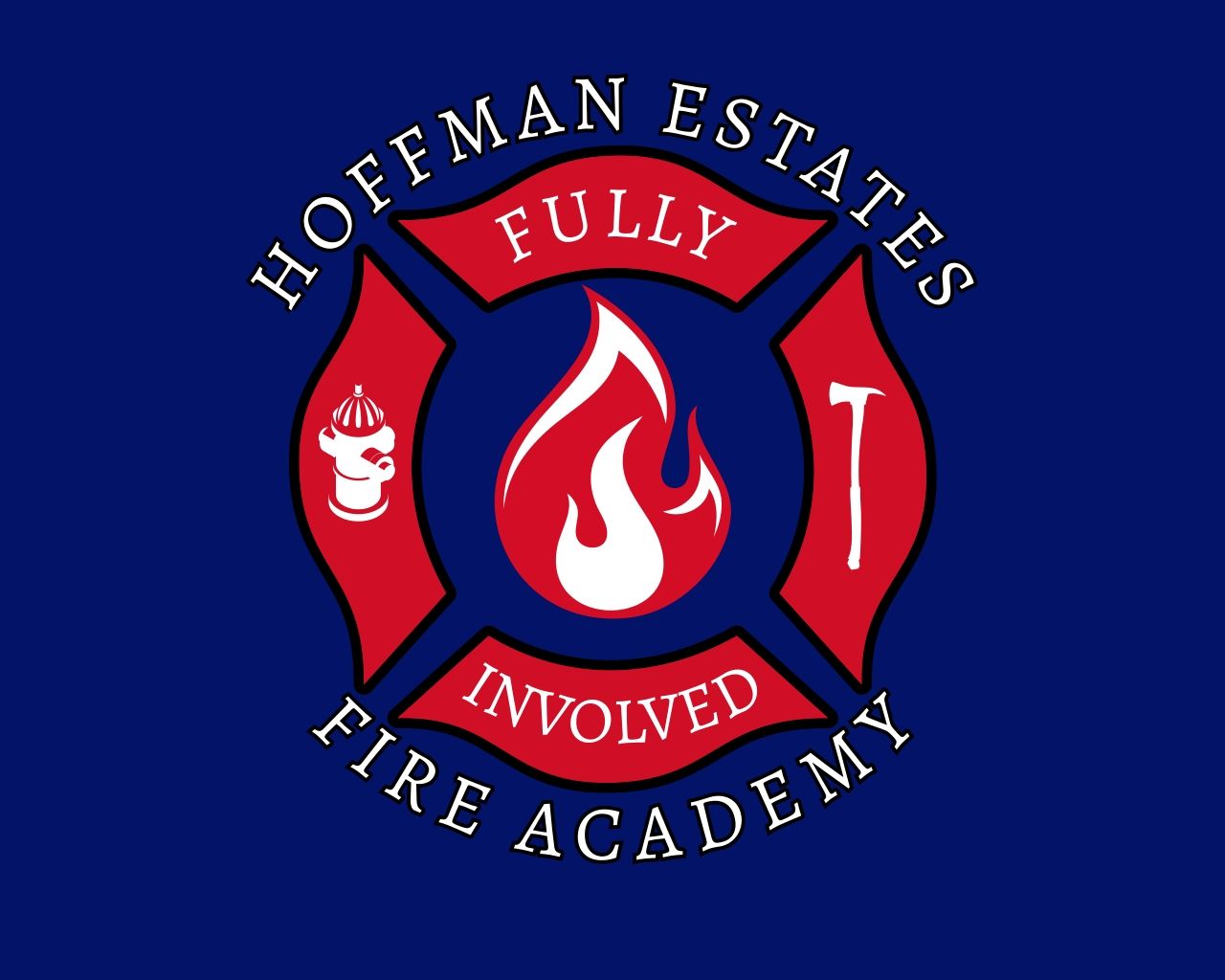 Blue Fire logo for the Fully Involved Fire Academy